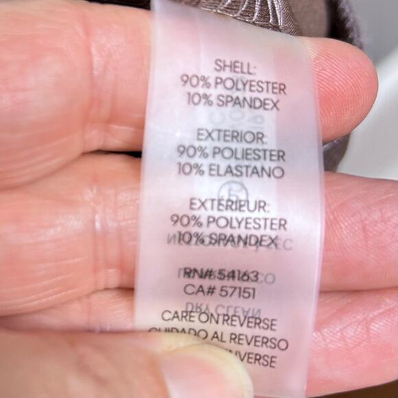 Calvin Klein dress size 10 faux suede NWT mocha brown office work longline suit - Picture 11 of 11